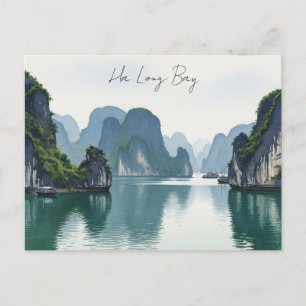 Ha Long Bay Vietnam Postcard