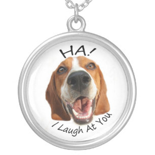 Ha! Silver Plated Necklace