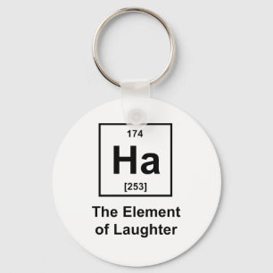 Ha, The Element of Laughter Keychain