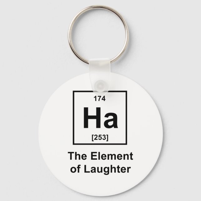 Ha, The Element of Laughter Keychain (Front)
