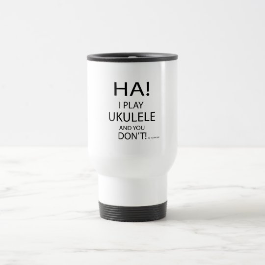 Ha Ukulele Travel Mug