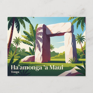 Ha'amonga 'a Maui Tonga Postcard