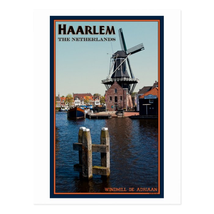 Haarlem   Adriaan Windmill Post Cards