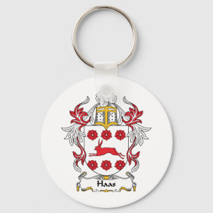 Haas Family Crest Keychain