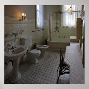 Haas Lilienthal Victorian Bath - San Francisco Poster