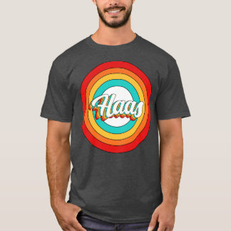 Haas Name Shirt Vintage Haas Circle