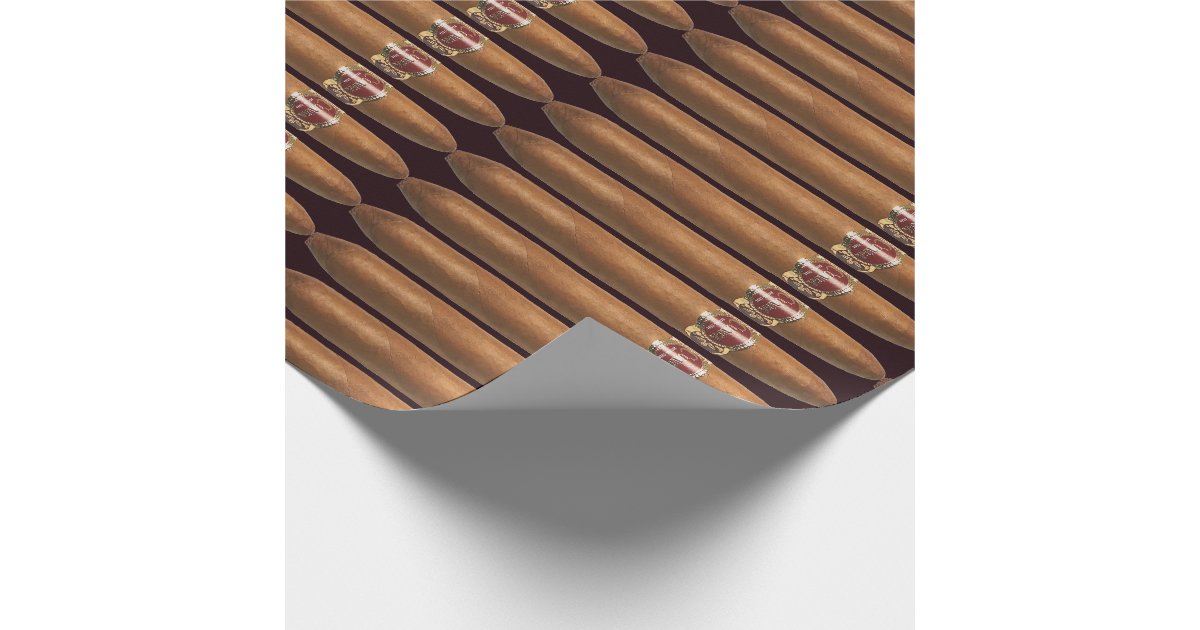 Habana Cigar Luxury Vip Cuban Wrapping Paper Zazzle
