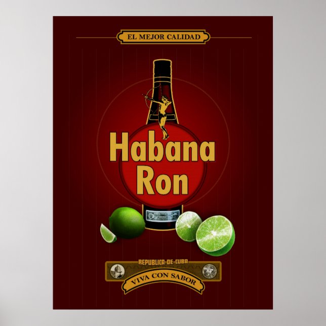 Habana Ron Poster (Front)