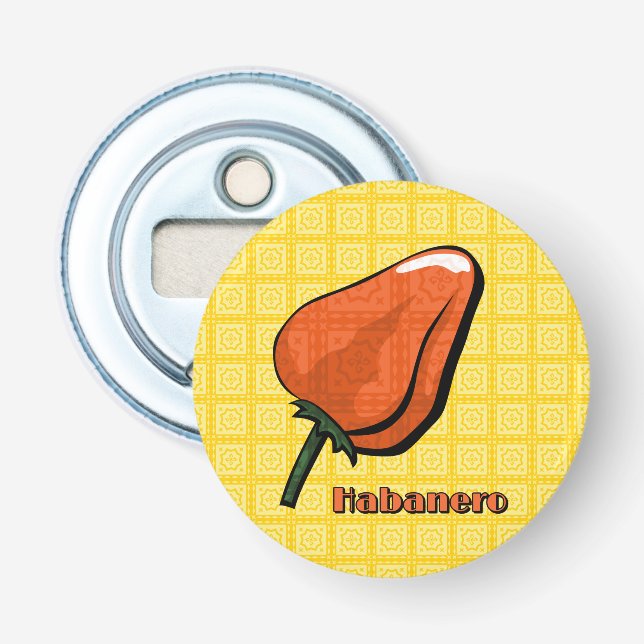 Habanero Chili Pepper Bottle Opener (Front)