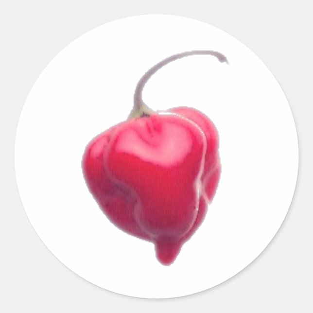 habanero classic round sticker (Front)