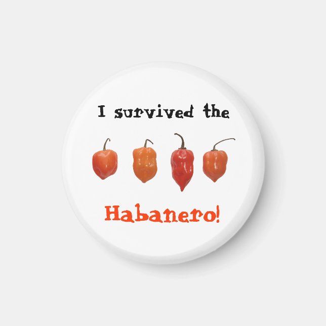 Habanero Peppers Magnet (Front)
