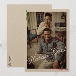 Habari Gani Kwanzaa Card