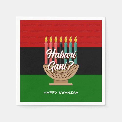 HABARI GANI Kwanzaa Paper Napkins