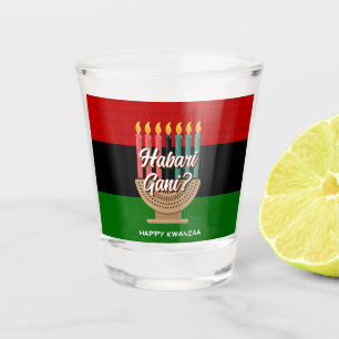 HABARI GANI Kwanzaa Shot Glass