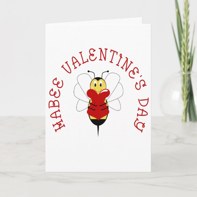 Habee Valentine's Day Greeting Card (Front)
