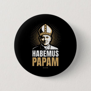 Habemus Papam 2025 Pope Election Rome Vatican Anno Button