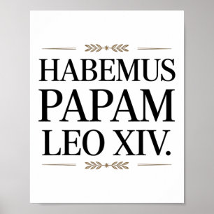 Habemus Papam Leo Xiv. Pope 1 Poster