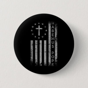 Habemus Papam Pope Leo Xiv Catholic Church Christi Button