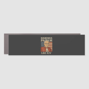 Habemus papam Pope Leo XIV Christian Church  Car Magnet