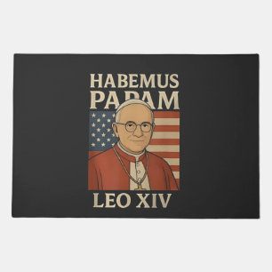 Habemus papam Pope Leo XIV Christian Church  Doormat