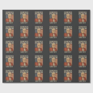 Habemus papam Pope Leo XIV Christian Church Wrapping Paper