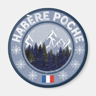 Habère Poche Station de Ski Magnet