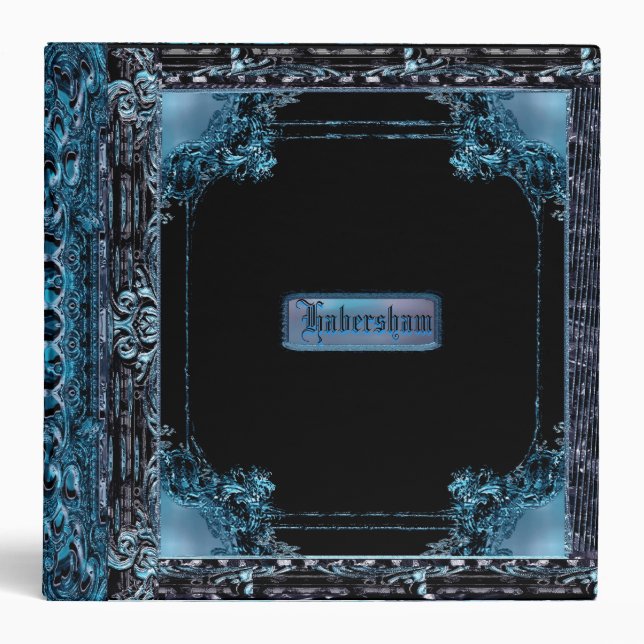 Habersham Saphire Customizable 3 Ring Binder (Front)