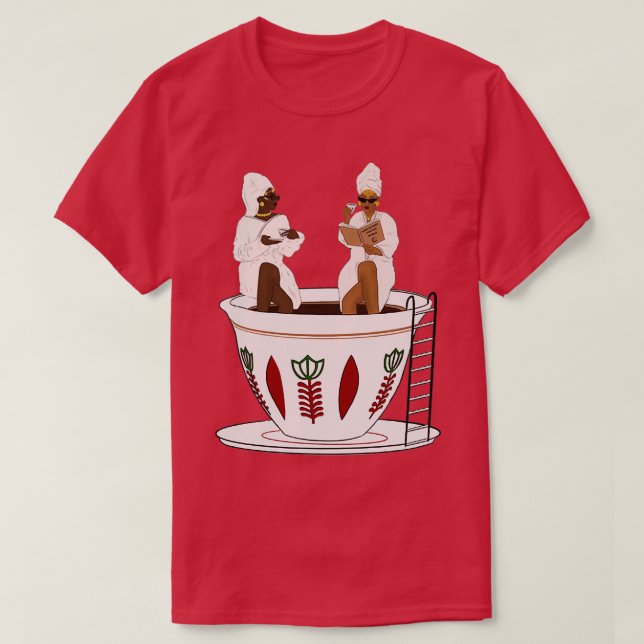 Habesha Women Coffee Jebena Caffeine Ethiopians Ba T-Shirt (Design Front)