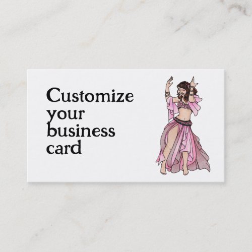 Habibi Belly Dancer Business Cards