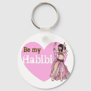 Habibi belly dancer keychain