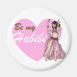 Habibi belly dancer magnet