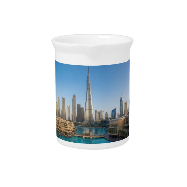 Habibi Come To Dubai Travel Souvenir Personalised Beverage Pitcher (Front)