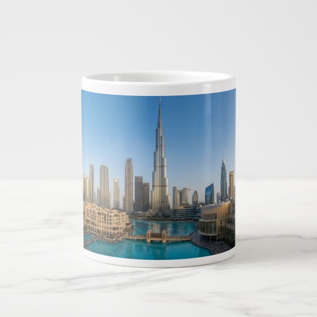 Habibi Come To Dubai Travel Souvenir Personalised Giant Coffee Mug (Front)