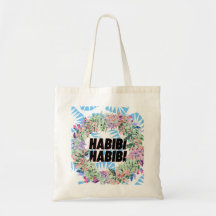 Habibi - custom double sided tote bag