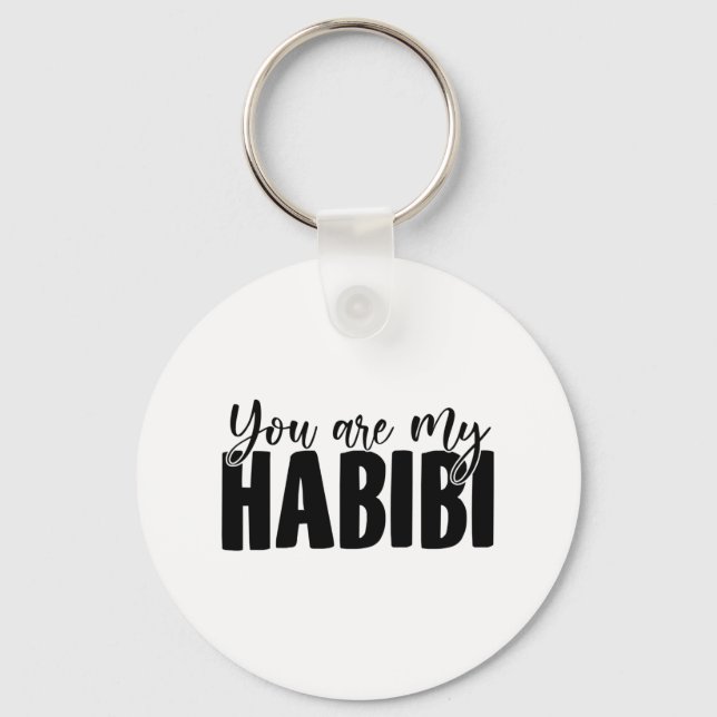 Habibis | Yallah-Habibi Habibo Arabic Gifts Keychain (Front)