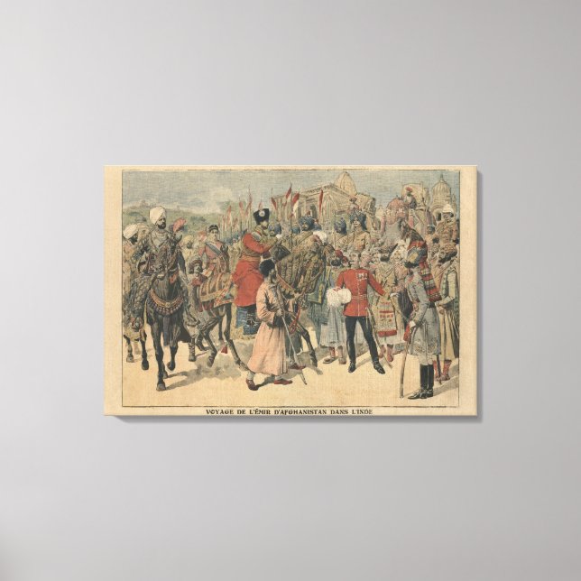 Habibullah Kahn  Emir of Afghanistan Canvas Print (Front)