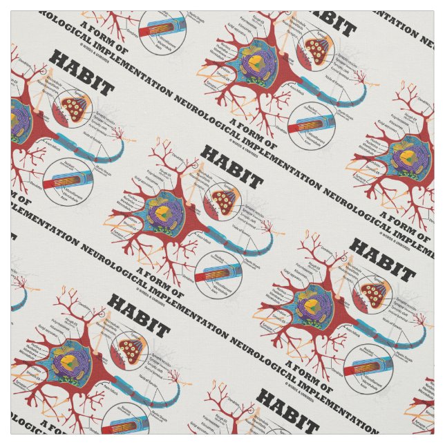 Habit A Form Of Neurological Implementation Neuron Fabric (Swatch)