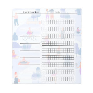 Habit Tracker Notepad