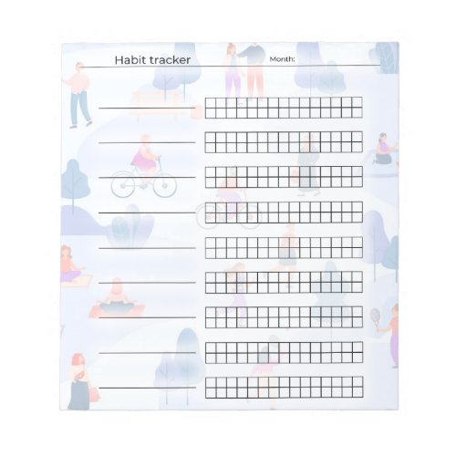 Habit Tracker Notepad