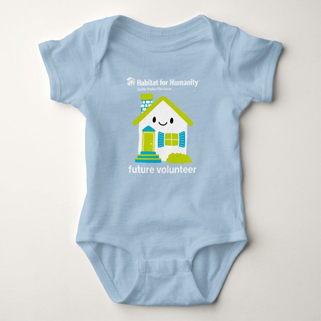 Habitat GNM One Piece for Babies Baby Bodysuit (Front)
