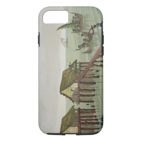 Habitations of the Papu Tribe Rawak plate 22 fro iPhone 87 Case