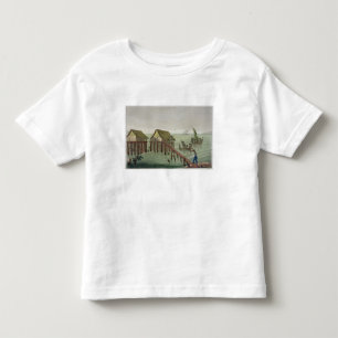 Habitations of the Papu Tribe, Rawak, plate 22 fro Toddler T-shirt