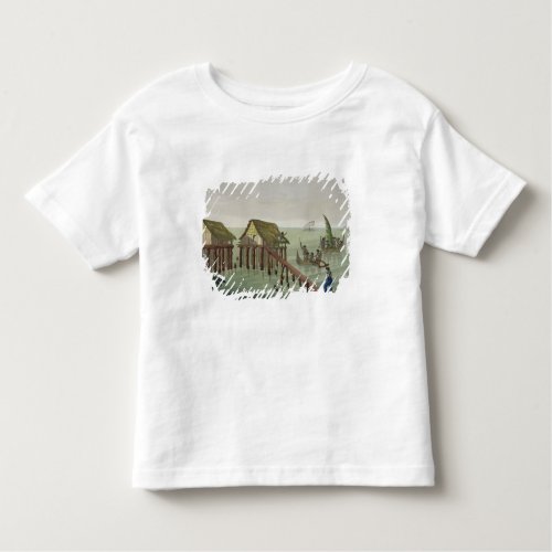 Habitations of the Papu Tribe Rawak plate 22 fro Toddler T_shirt