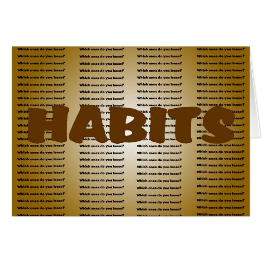 Habits Cards (Front Horizontal)