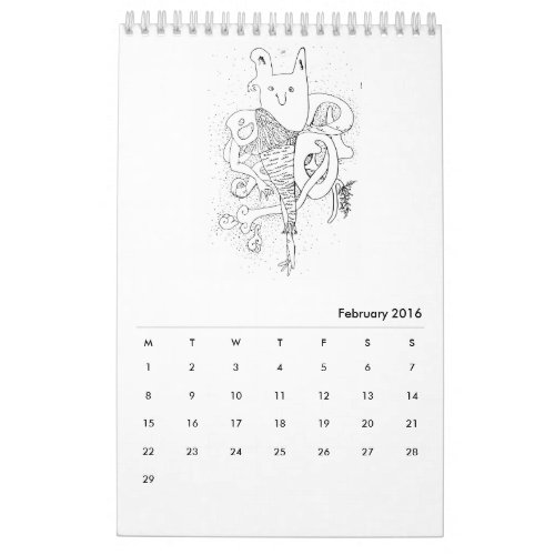 Habitual Creatures 2016 Calendar