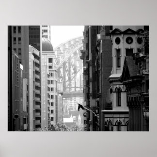 Habour Bridge View 1b Poster