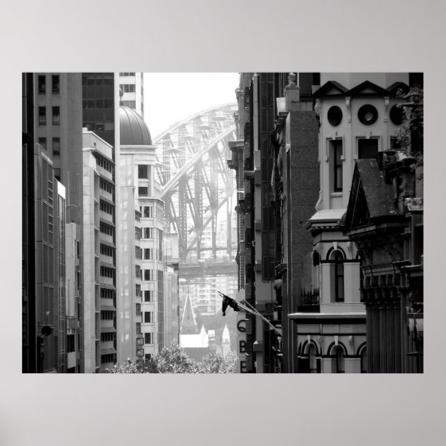 Habour Bridge View 1b Poster (Front)