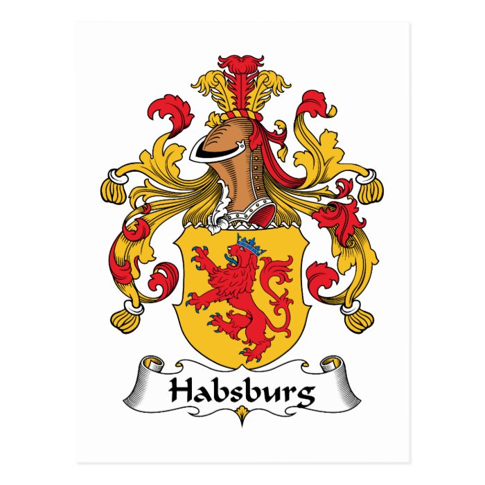 Habsburg Family Crest Postcards
