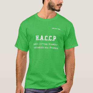 HACCP Tshirt Green Cutting Board