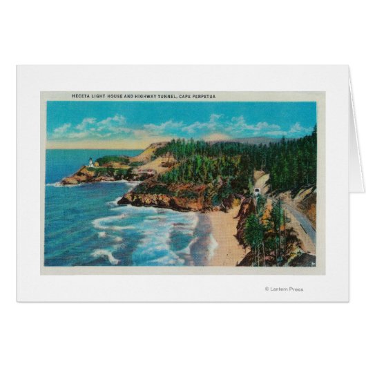 Hacenta Head Lighthouse and Cape PerpetuaCoast Cards (Front Horizontal)